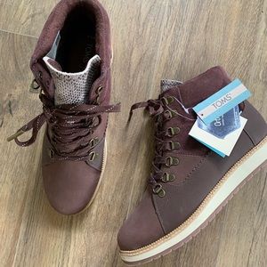 TOMS Sz 9.5 *NWT* Women’s Mesa Brown Winter Boots /Booties
